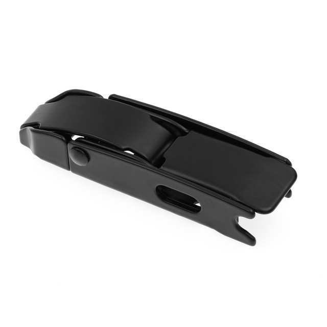Image of 4 in. Draw Hasp Hinge Latch, Matte Black (Single Pack)