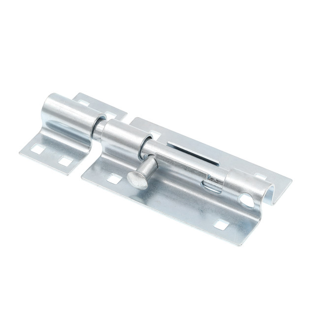Image of 5-1/2 in. Extra Heavy Duty Slide Barrel Bolt Latch, Door &amp; Gate, Rust Resistant, Zinc Plated (Single Pack)