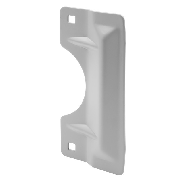 Image of Latch Guard Plate Cover – Protect Against Forced Entry, Easy to Install on Out-Swinging Doors – Gray (Single Pack)