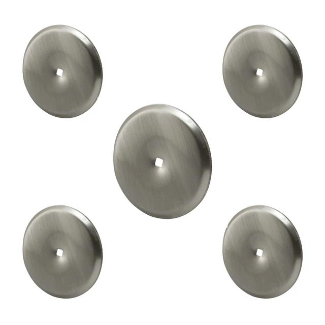 Image of SATIN NICKEL KNOB BACKPLATE( 5 Pack)