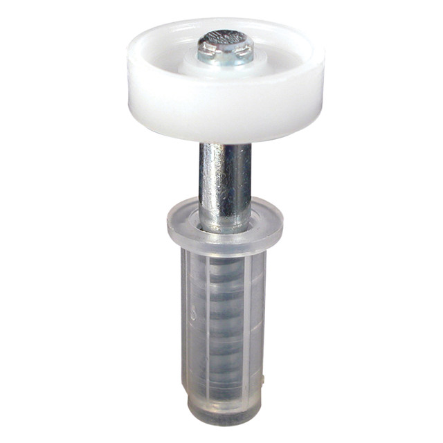 Image of 7/8 in. Nylon Bi-Fold Closet Spring-Loaded Top Roller Guide (2 Pack)