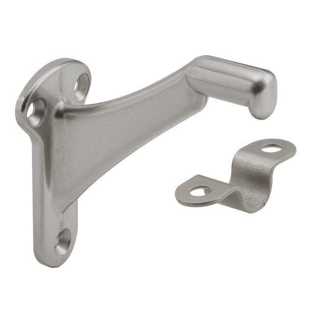 Image of Hand Rail Bracket with 3 Inch Projection, Satin Nickel US15 Pack of 2