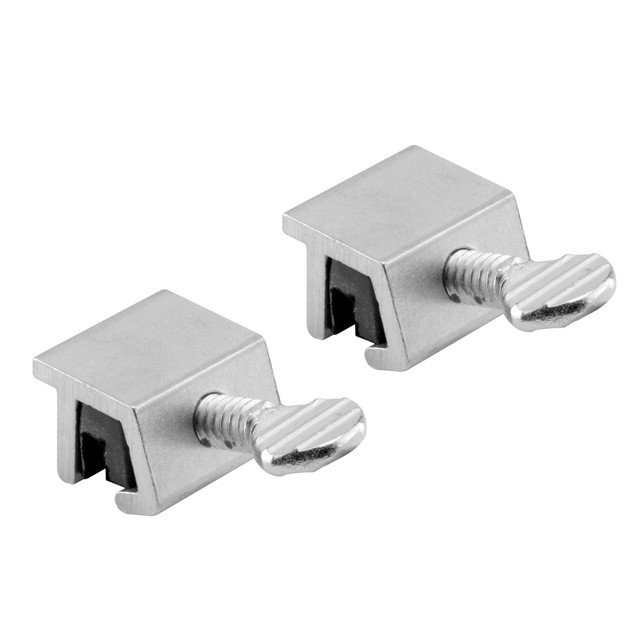 Image of U 10551-L| Sliding Window Lock, 1/4 in., Extruded Aluminum, Mill Finish, Non-Mar (2 Pack)