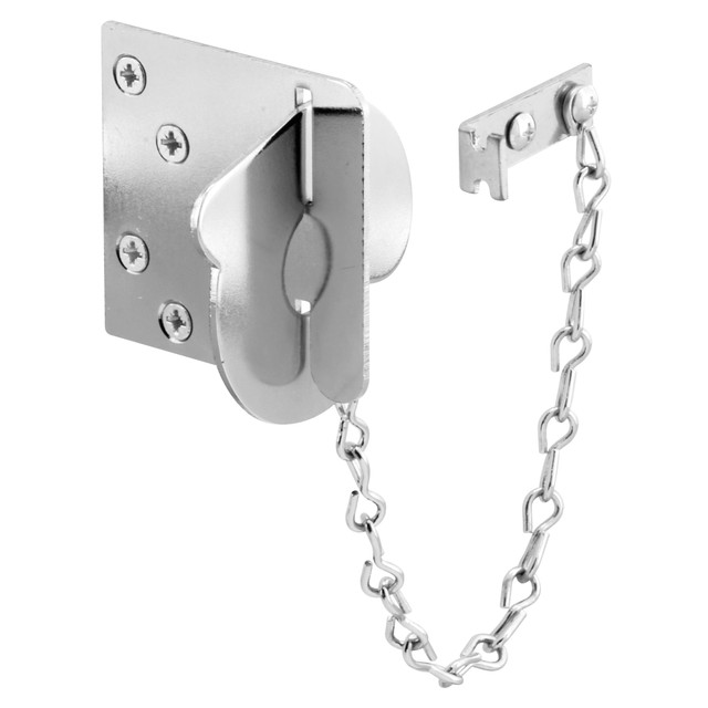 Image of U 10819-L| Texas Security Bolt, Stamped Steel Construction, Chrome Plated Finish (Single Pack)