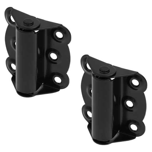 Image of Storm &amp; Screen Door Self Closing Hinge Set 2-3/4" w/Screws Black 2 Pack