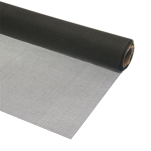 Image of Screen Mesh Roll for Window and Door Fiberglass Heavy Duty 36 x 84 in. Charcoal (1 Roll)