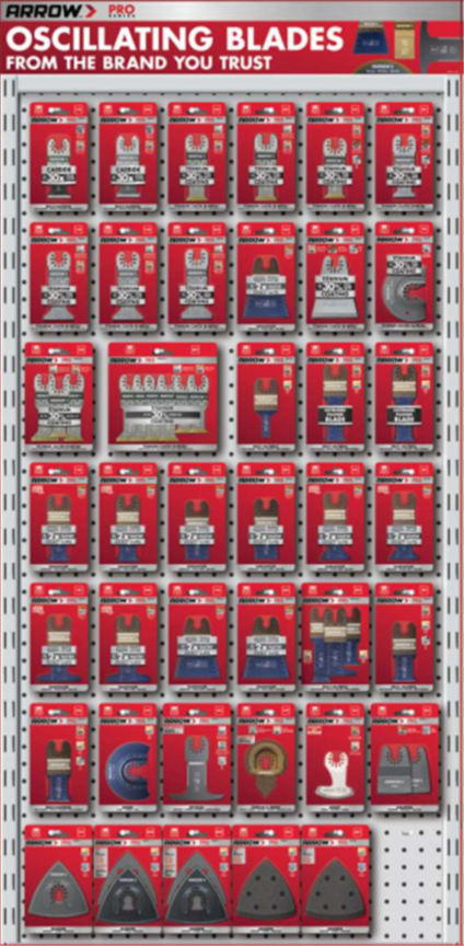 Image of Arrow Oscillating Blade Planogram