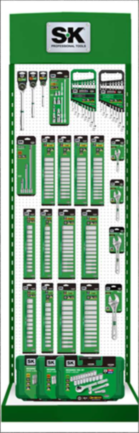 Image of SK Sockets, Wrenches &amp; Ratchets Planogram