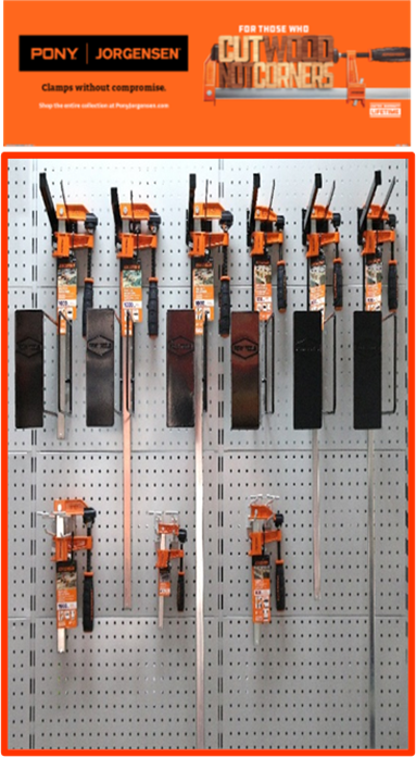 Image of Pony Jorgensen Bar Clamp Planogram
