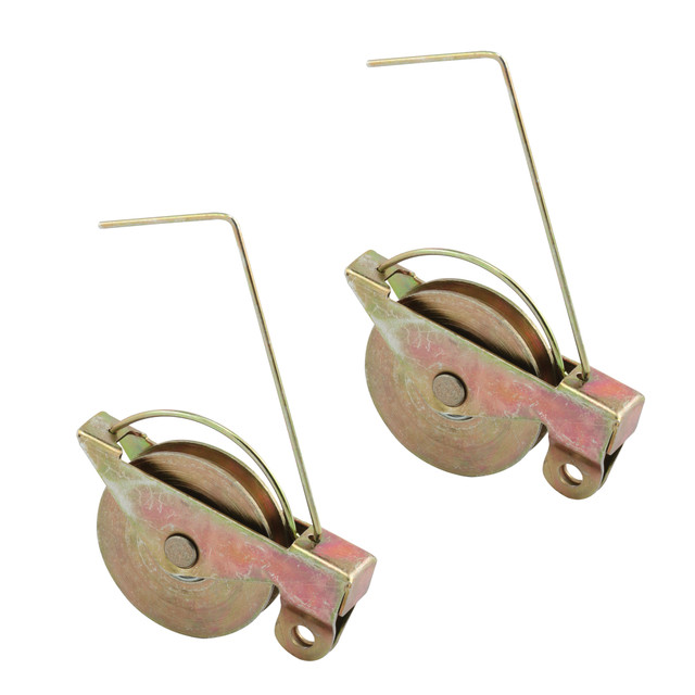 Image of 1-1/4 in. Sliding Screen Door Tension Spring with Concave Steel Ball Bearing Rollers (2 Pack)