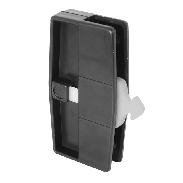 Image of Black Plastic, Sliding Screen Door Latch (Single Pack)