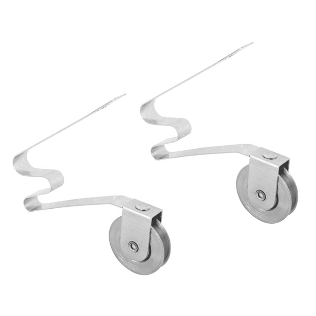 Image of 1 in. Stainless Steel, M Style Tension Spring Roller (2 Pack)
