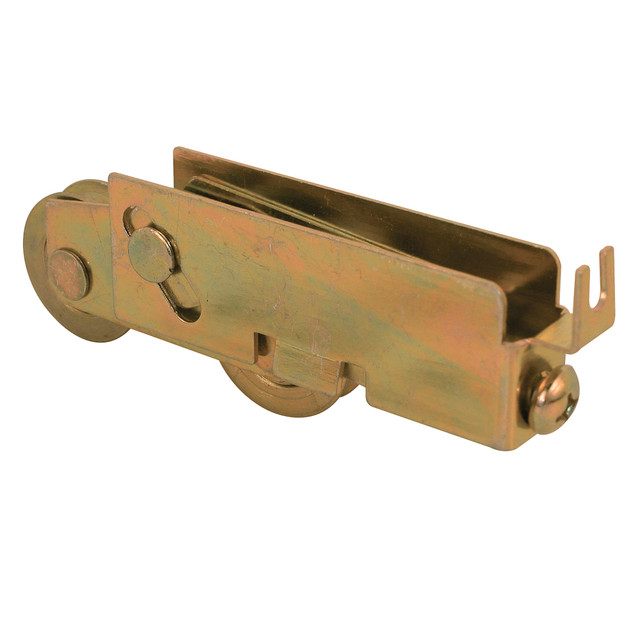 Image of 1-1/8 inch Steel Ball Bearing Sliding Door Tandem Roller Assembly, C-Tab for Pacific &amp; Elco (Single Pack)
