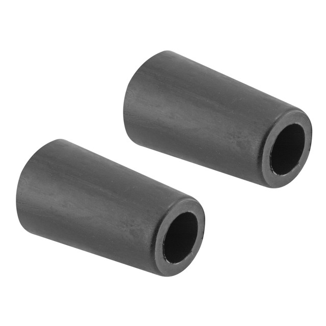 Image of 1-1/2 in. Black Rubber Sliding Door Bumper (2 Pack)