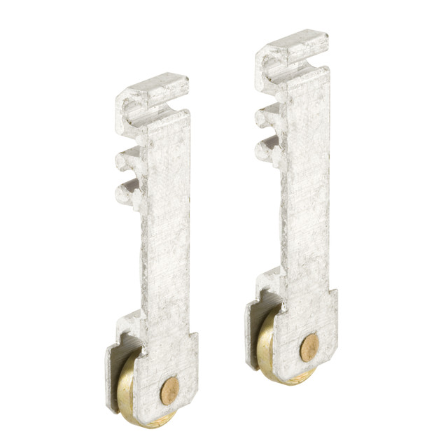 Image of 1/2 inch Diameter Flat Edge Steel Roller Assembly (2 Pack)