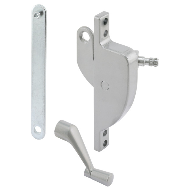 Image of Aluminum Finish Off-Set Left-Hand Jalousie Operator (Single Pack)