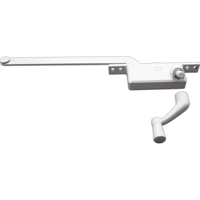 Image of 9 in. Diecast Construction White Painted Finish Right Hand Casement Operator with Square Body (Single Pack)