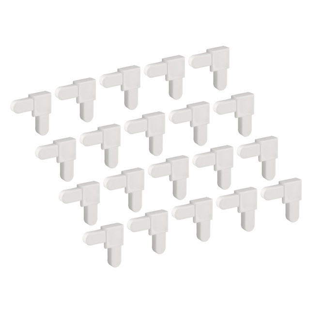 Image of 1/4 x 5/8 in. White Plastic, for Mobile Homes, Screen Frame Corner (20 Pack)