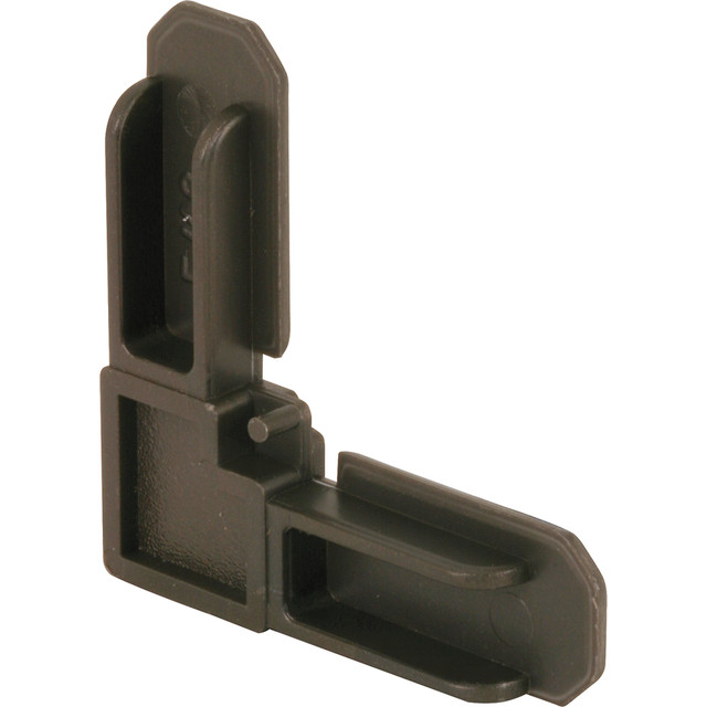Image of Plastic Screen Frame Corners, 5/16 in. x 3/4 in., Bronze Finish (4 Pack)