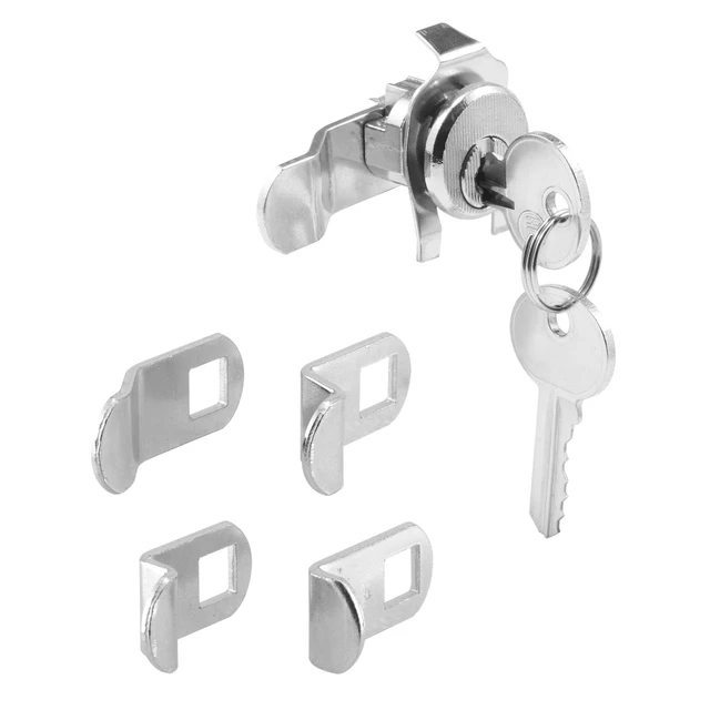 Image of 7/8 in. Outside Dimension Brushed Nickel 5-Cam Mailbox Lock (Single Pack)