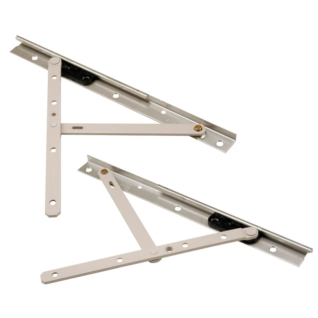 Image of Steel Concealed Casement Hinges, 10 Inch, E-Gard Corrosion Resistant Coating (1 Pair)
