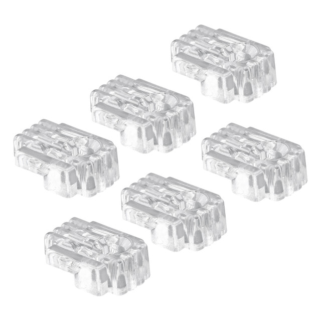 Image of 1/8 in., Clear Acrylic Mirror Clips (6 Pack)