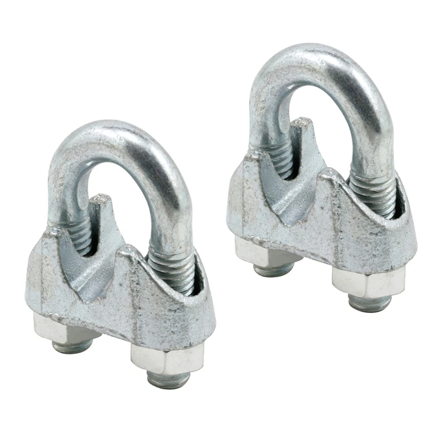 Image of 1/2 in. Galvanized Cable Clamp (2 Pack)