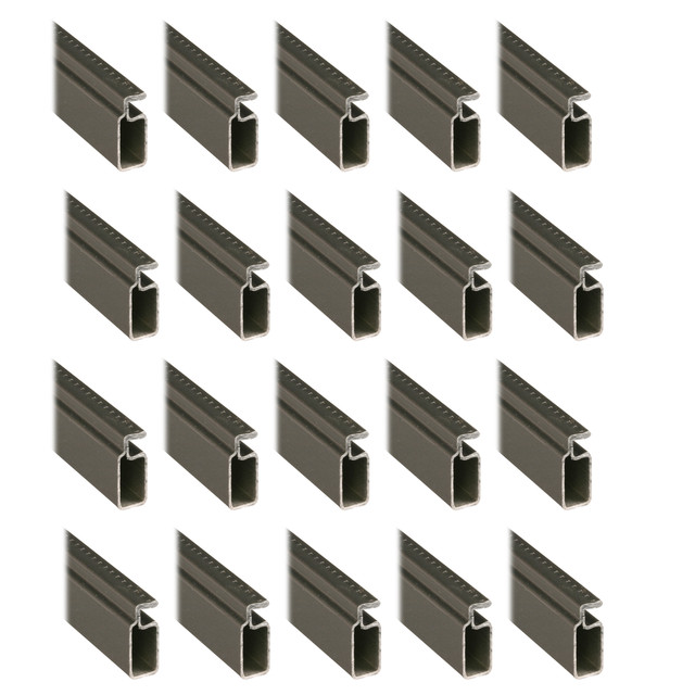 Image of Aluminum Screen Frame – 5/16” x 3/4” x 72” Bronze Finish – Build or Repair Window Screens – Cut to Size – Uses 5/16” x 3/4” Screen Frame Corners (Box of 20, 72” pieces)