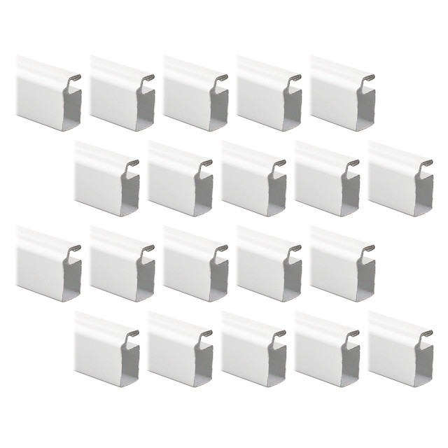 Image of Aluminum Screen Frame –7/16” x 3/4” x 72” – Build or Repair Window Screens – Cut to Size – Uses 7/16” x 3/4” Screen Frame Corners – White Finish (Box of 20, 72” pieces)