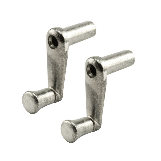 Image of 1 in. Diecast Zinc-Plated Recreational Vehicle (RV) Window and Vent Crank Handle (2 Pack)