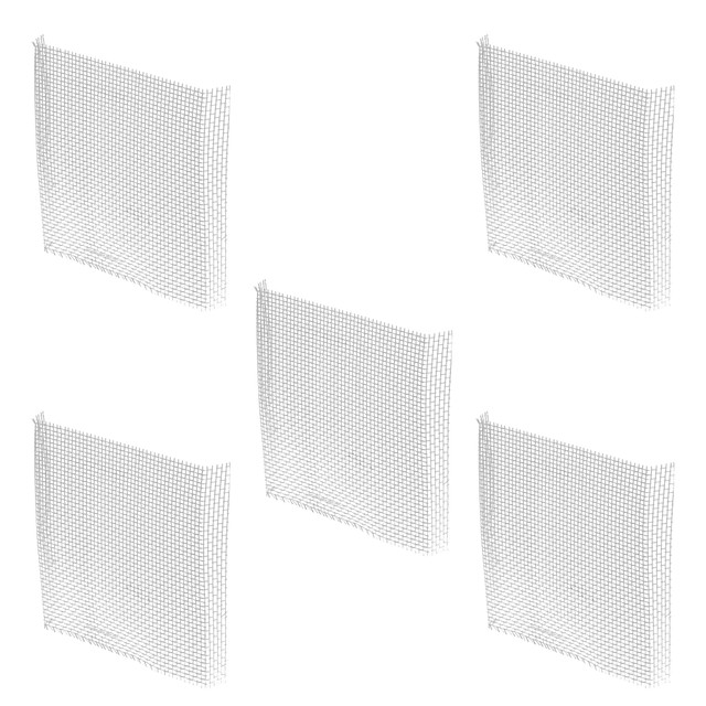Image of Make-2-Fit P 8098 Aluminum Window Screen Patch Kit, Silver, 3 in. x 3 in. (5 Pack)