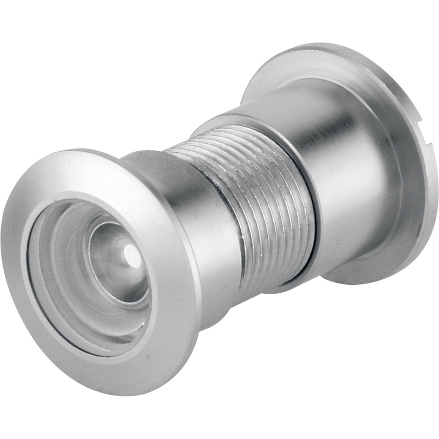 Door Viewer, 15/16 in. x 130 Degree, Diecast Housing, Glass Lens