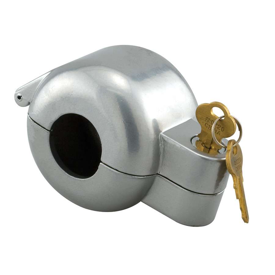 Door Knob Lock-Out Device, Diecast Construction, Gray Painted