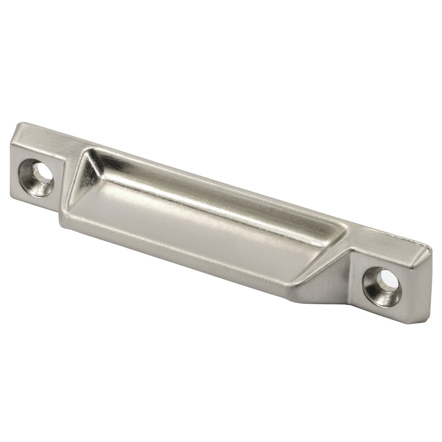 Schindler USHIWAKA65 シャインシルバー② Wood Window Sash Lift, Deluxe Style, Satin Nickel Plated (2 Pack