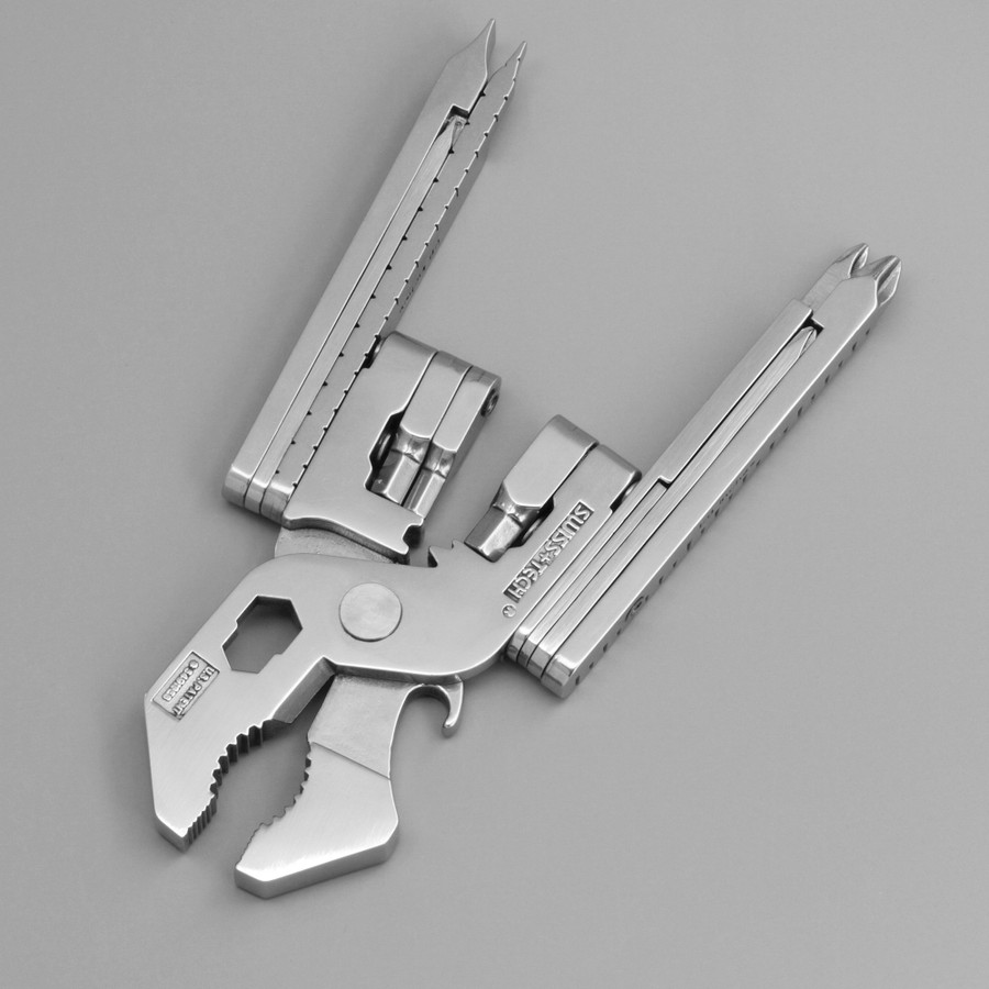 SWISS+TECH ST53130 Steel 22-in-1 Pocket Multi Tool Kit, 2.2 In. x