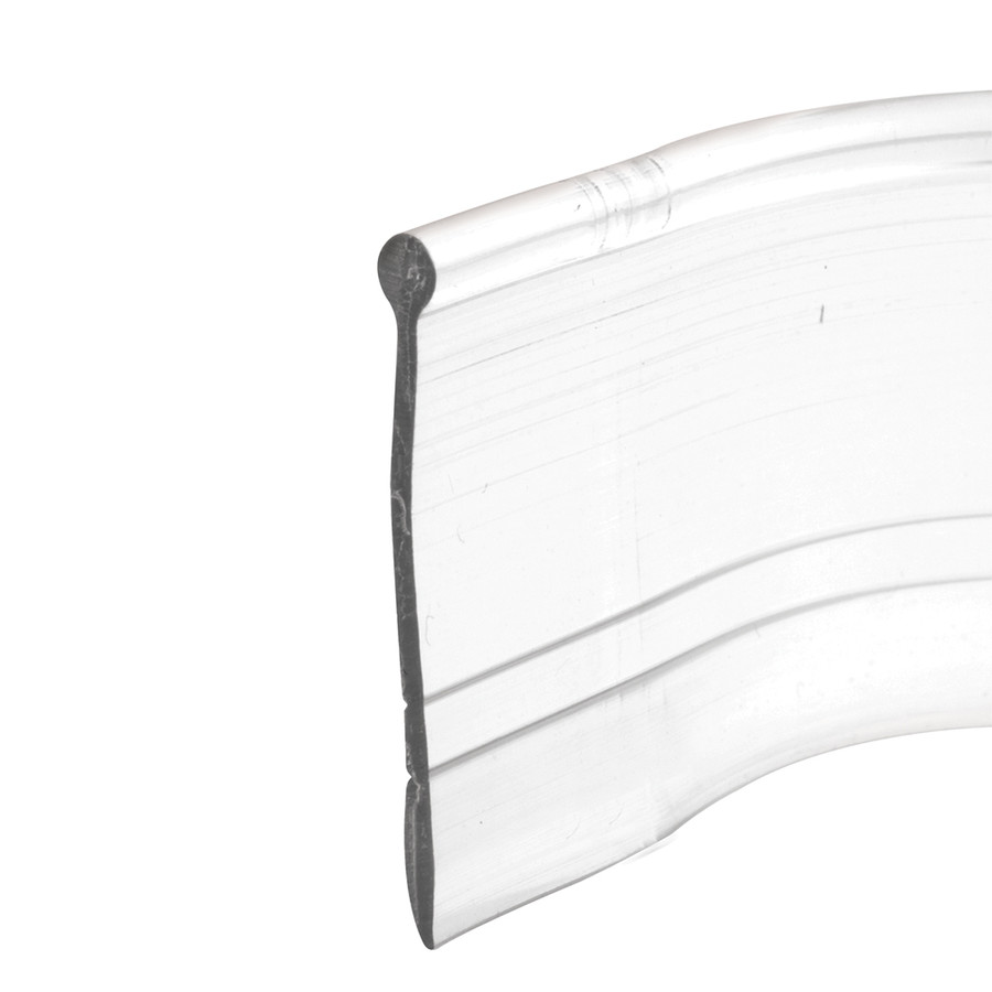 seaページ Vinyl Shower Door Bottom Sweep, 37 In. x 1 In. Strip, Clear