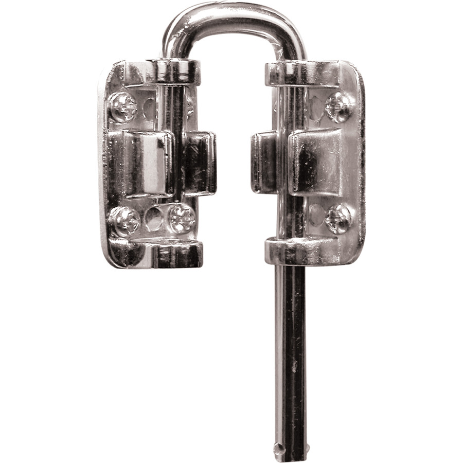 Patio Sliding Door Loop Lock, 1-1/8 In. Hardened Steel Bar with