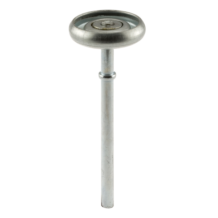 Garage Door Roller, 1-13/16 in., Steel, Convex Edge, Frantz 1/4 in