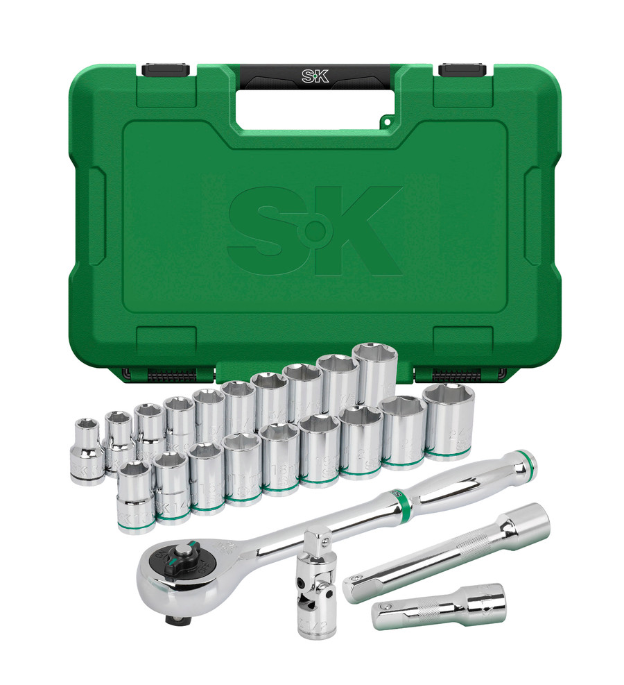 2枚set ロッカクアヤコ avant arte ed3591 coa付属 SK SK01355 23 Piece 1/2-in 216P Mechanic Tool Set - Arrow Tool Group