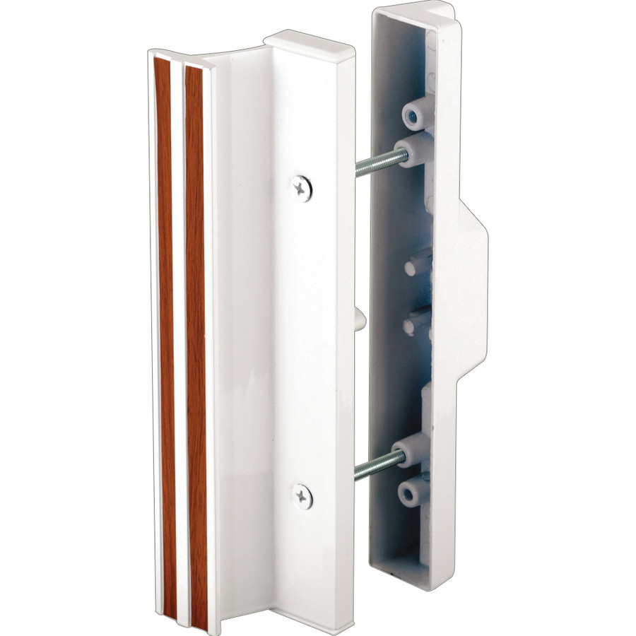 3-15/16 in., White Diecast, Mortise Style Sliding Patio Door