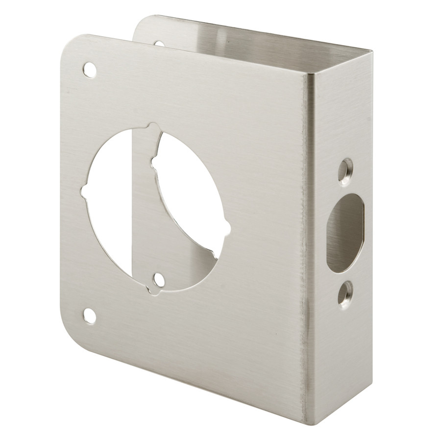 1-3/8 in. x 4-1/2 in. Thick Solid Brass Lock and Door Reinforcer