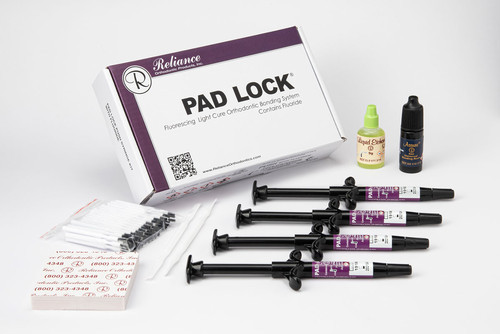 Reliance Pad Lock Push Syringe Kit with Fluoride - (4) - 4.5g Push Syringes