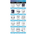 Dentibots - Aurora Neon Non-Latex Class II Elastics - 50 bags of 100