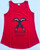 Red - Akofena Ladies Core Cotton Tank Top
Adinkkra afro design; Justice is equality