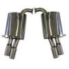Muffler suits VE VF Calais Commodore HSV SS Diff Back 3 Inch with rolled tips