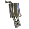 Muffler suits VE VF Calais Commodore HSV SS Diff Back 3 Inch with rolled tips