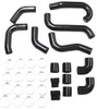 Complete Intercooler piping kit Black suits  FORD Falcon FG