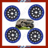 Bead Lock Simulator Kit Suits 15 inch RIMS 4WD & PASSENGER Set of 4 Blue