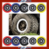 Bead Lock Simulator Kit Suits 15 inch RIMS 4WD & PASSENGER Set of 4 Yellow