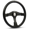 SAAS Sports Steering Wheel Leather 15 " ADR Octane Black Spoke